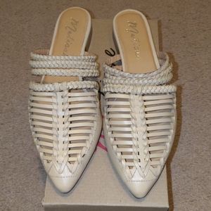 Size 10 Matisse Tuscan Natural Mules NIB